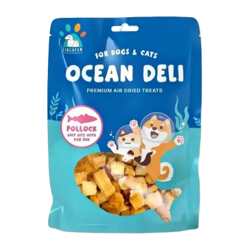 Singapaw Pet Treats Ocean Deli Pollock Fish Roe Soft Bite 70g Singapaw Pet Treats Ocean Deli Pollock Fish Roe Soft Bite 70g